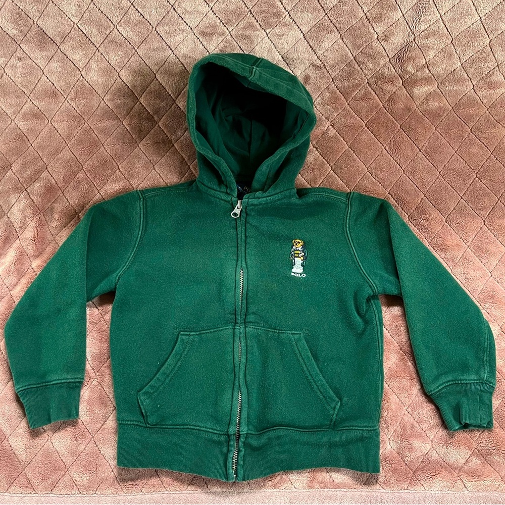 Adorable Polo Ralph Lauren hoodie zip sweatshirt